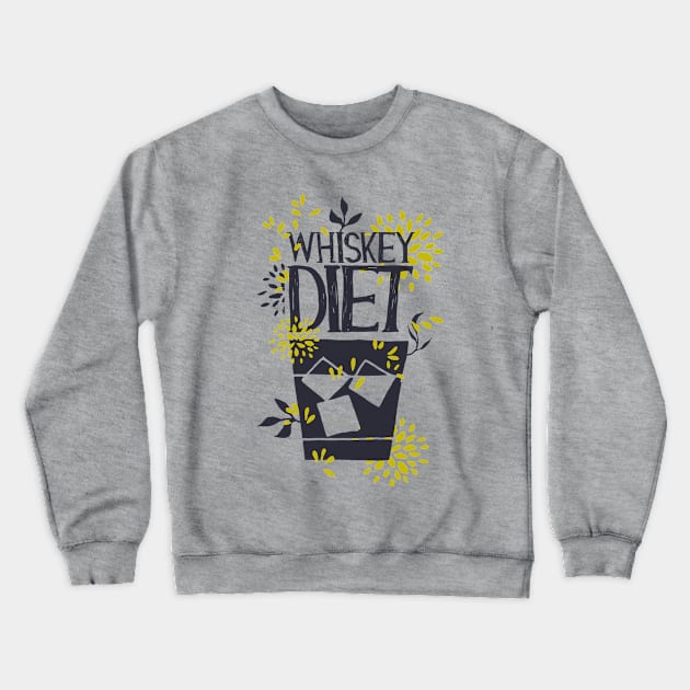 Whiskey Diet Crewneck Sweatshirt by Verboten